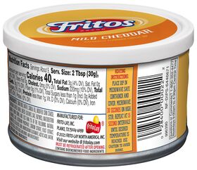 Fritos Cheese Dip Mild Cheddar Flavored 9 Oz