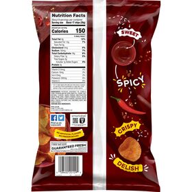 Lay's Potato Chips Sweet Southern Heat Barbecue Flavored 7 3/4 Oz