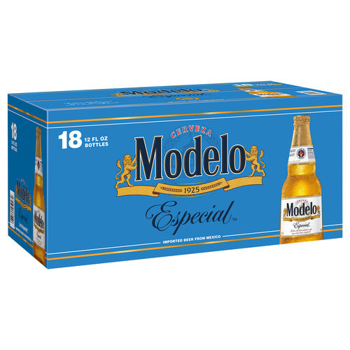 Modelo Especial Mexican Lager Beer, 12 fl. oz. bottle, 18 pk.