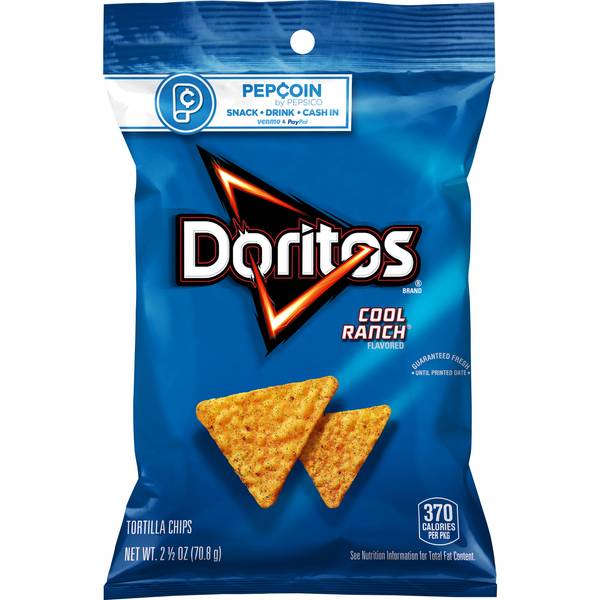 Doritos Cool Ranch Flavor Tortilla Chips - 2.625oz