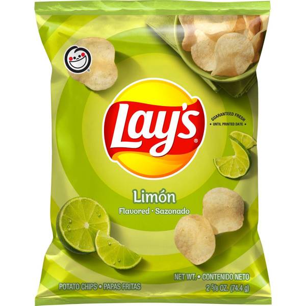 Lay's Potato Chips Limon - 2.5 oz