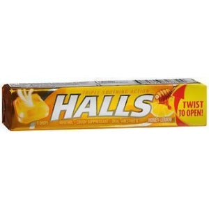 HALLS Relief Honey Lemon Cough Drops 9 Drops