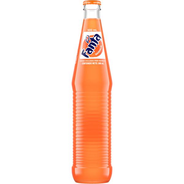 Fanta Orange Mexico Glass Bottle, 355 mL