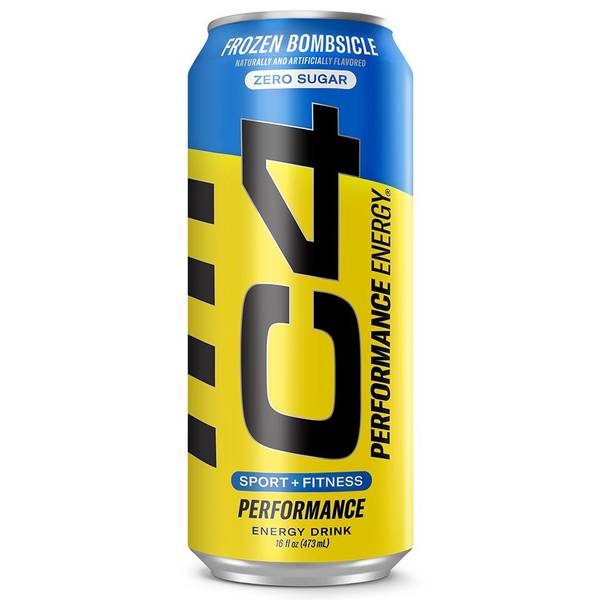 Cellucor C4 Performance Energy Drink Frozen Bombsicle 16oz Single Can
