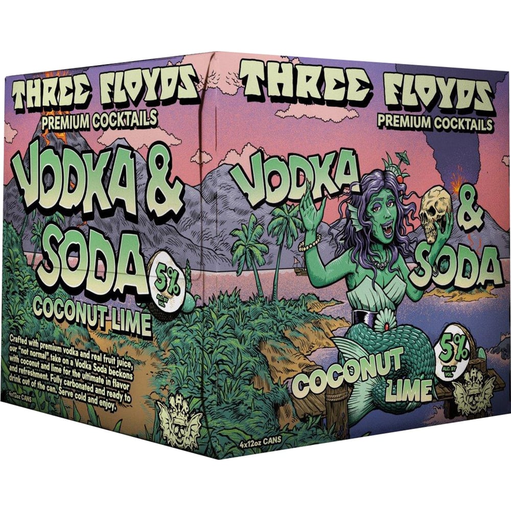 3 Floyds Vodka Soda Cl 4 Pk
