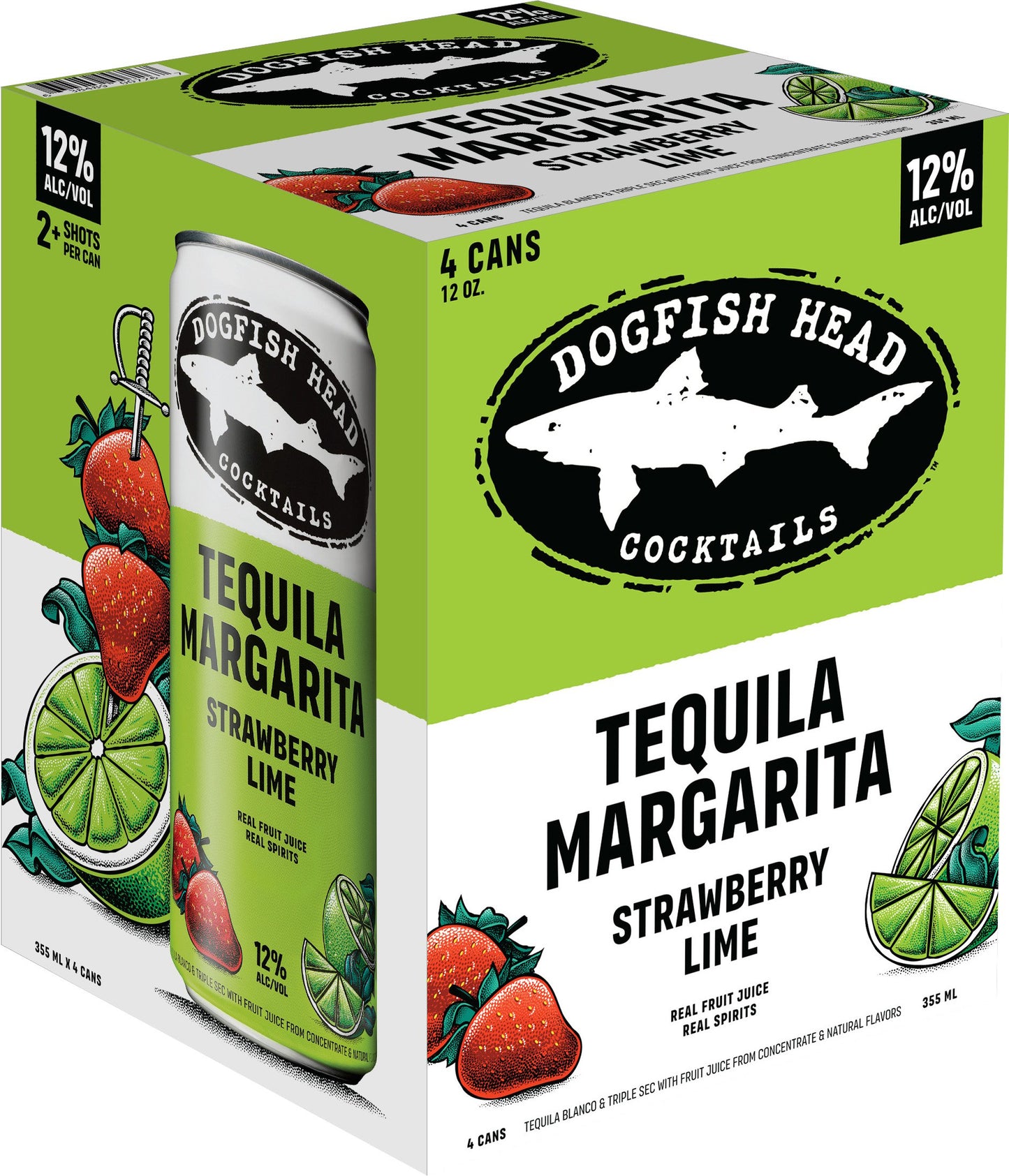Dogfish Tequila Mar Str Lim 4Pk