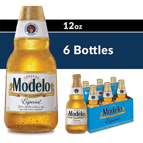 Modelo Especial Lager Beer - 6pk/12 fl oz Bottles