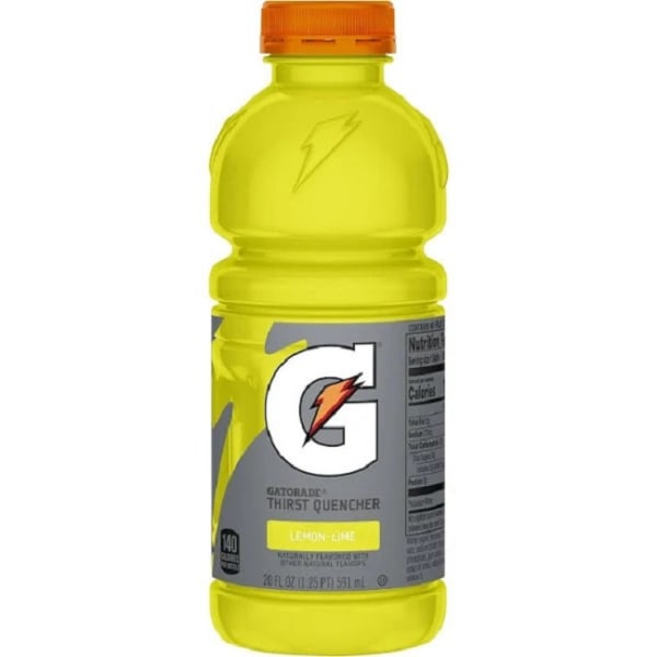 Gatorade Thirst Quencher Lemon-Lime Sports Drink 20 Fluid Ounce Plastic Bottle