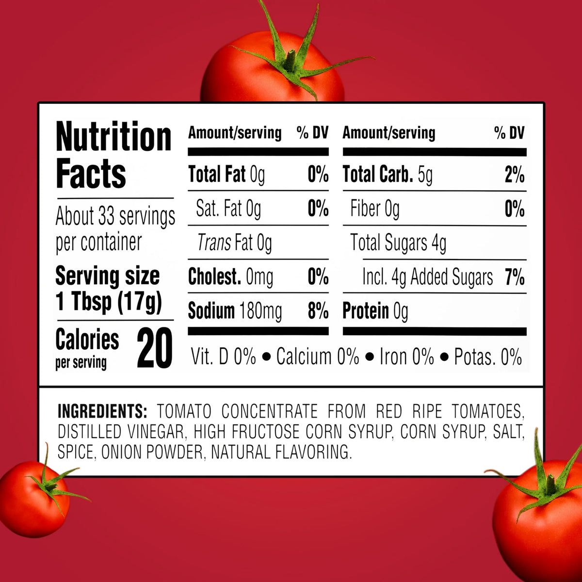 Heinz Tomato Ketchup, 20 oz Bottle, Liquids, Casein-Free, Heinz