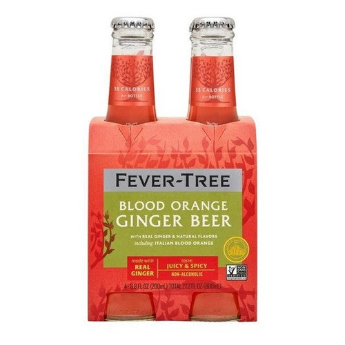Fever-Tree Light Blood Orange Ginger - 4pk/200ml Bottles