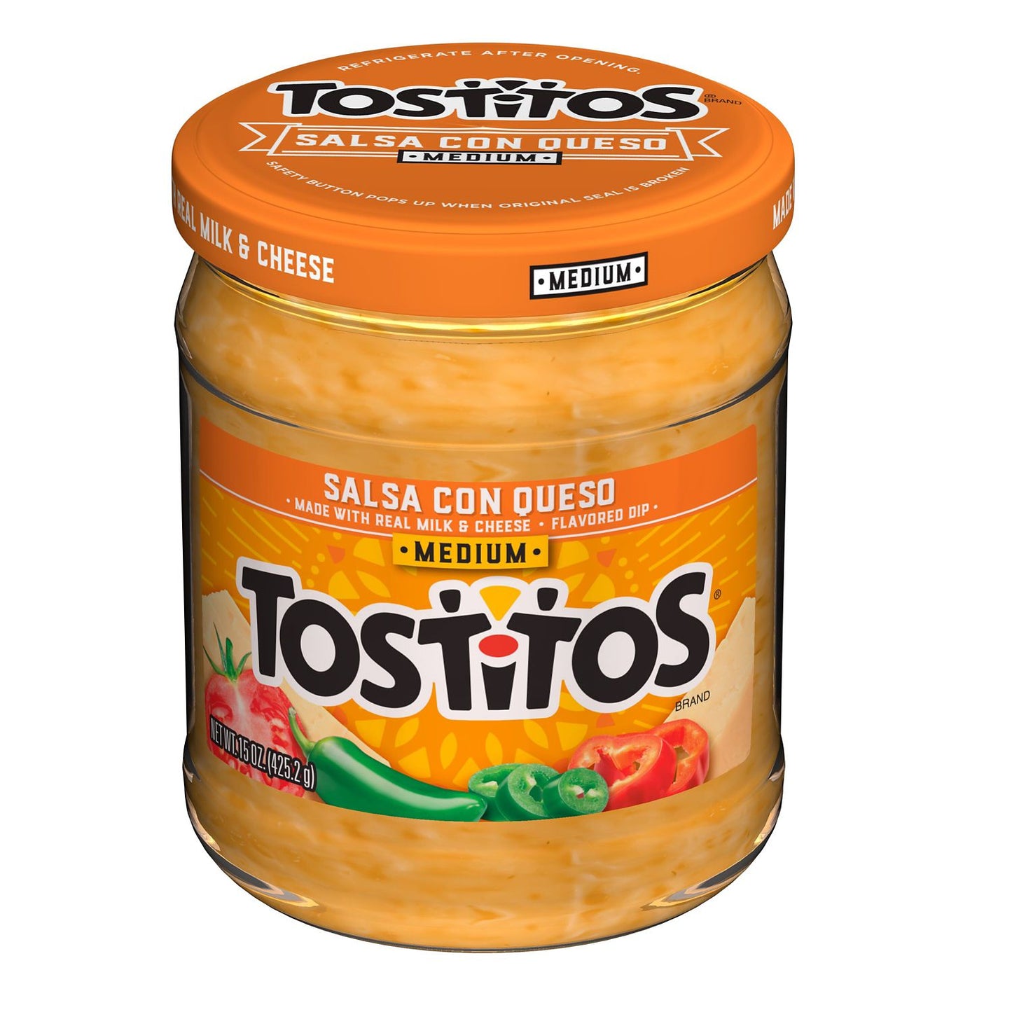 Tostitos Salsa Con Queso Medium Dip - 15oz