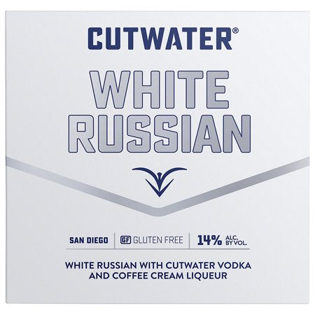 Cutwater Spirits White Russian, 4 Pack 12 fl. oz. Cans