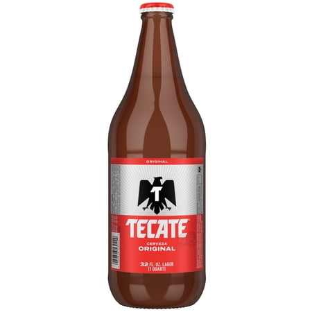 Tecate Original Mexican Lager Beer, Single 32 fl oz bottle
