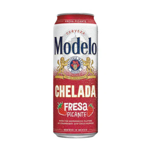 Modelo Chelada Fresa Picante Mexican Import Flavored Beer In Cans - 24 Fl. Oz.