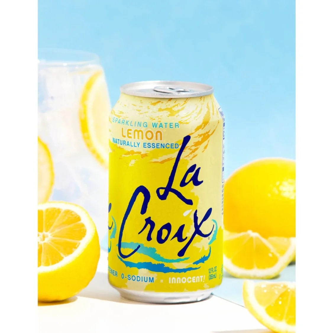 NATURAL LEMON FLAVORED SPARKLING WATER, LEMON