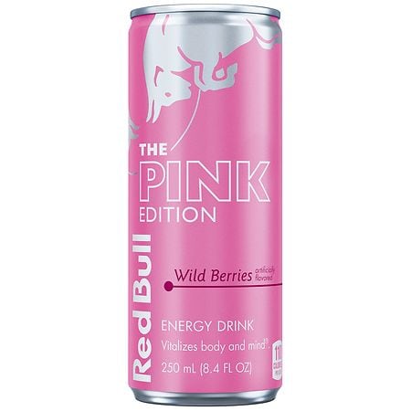 Red Bull Pink Edition Energy Drink Wild Berries - 8.4 fl oz