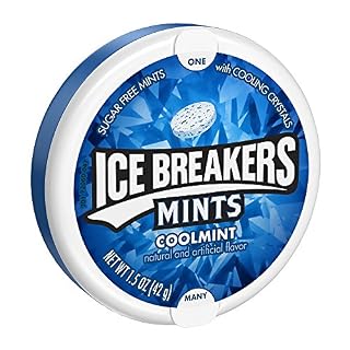 Ice Breakers Coolmint Sugar Free Breath Mints Mint Candy 1.5 oz Tin