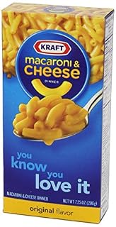 KRAFT Macaroni and Cheese Original Flavor 7.25 oz Box
