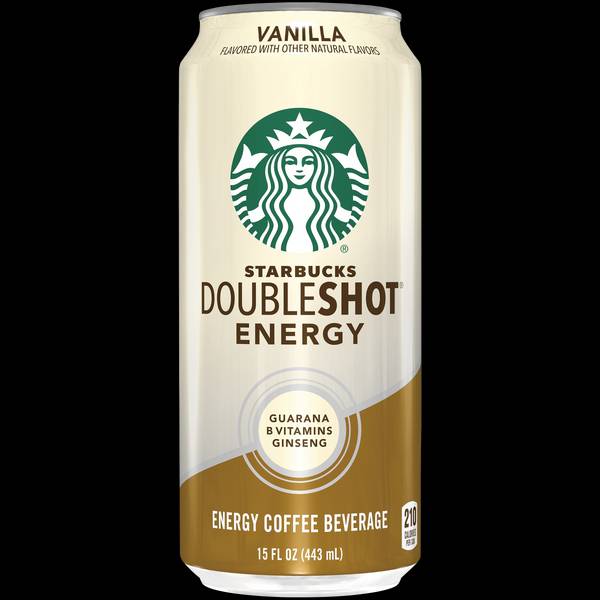 Starbucks Double Shot Energy Vanilla Fortified Energy Coffee Drink 15 Fluid Ounce Can