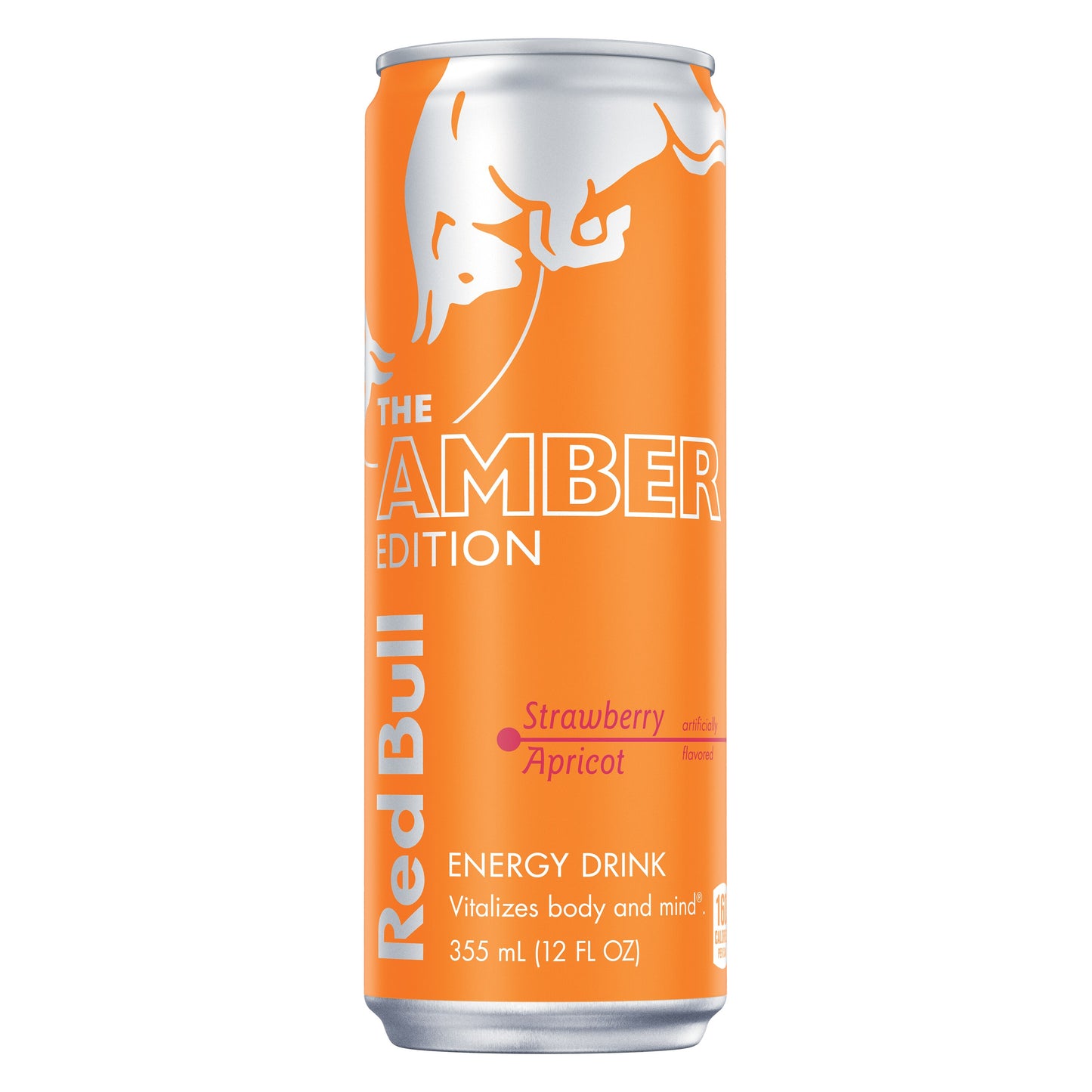 Red Bull Amber Edition Strawberry Apricot Energy Drink 12 fl oz Can