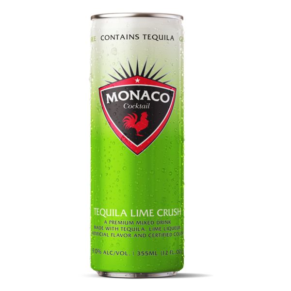 Monaco Tequila Lime 355 Ml