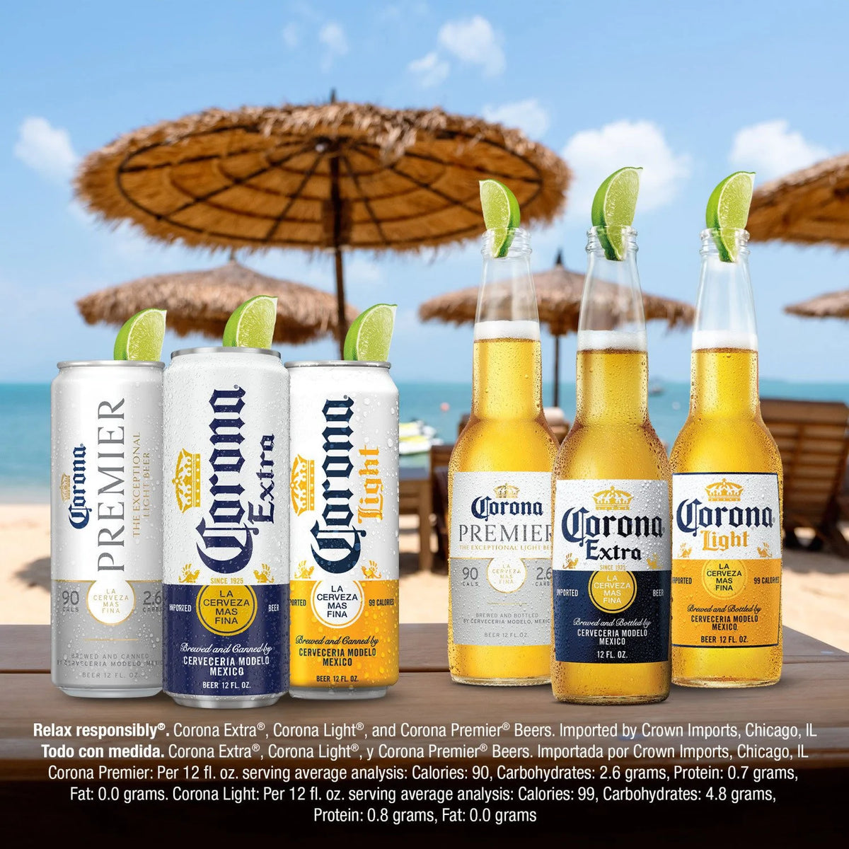 Corona Extra Coronita Lager Beer - 24pk/7 fl oz Bottles