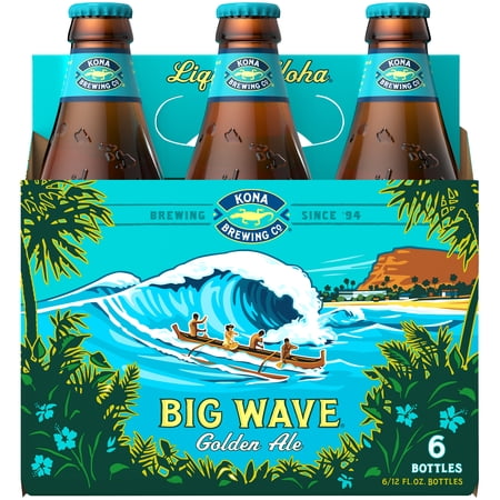 Kona Big Wave Golden Ale Beer - 6pk/12 fl oz Bottles