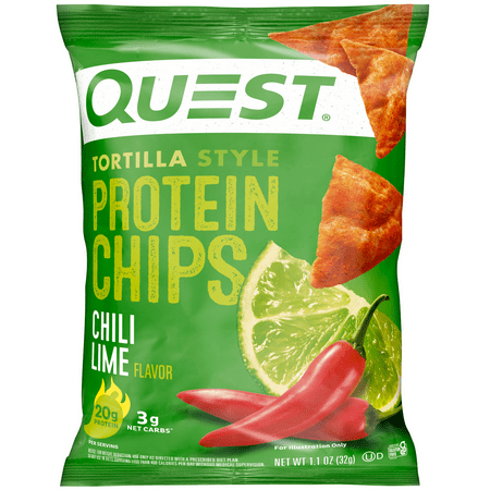 Quest Nutrition Protein Chips - Chili Lime - 1.1oz: High-Protein Snack, 17g Protein, Single Pack