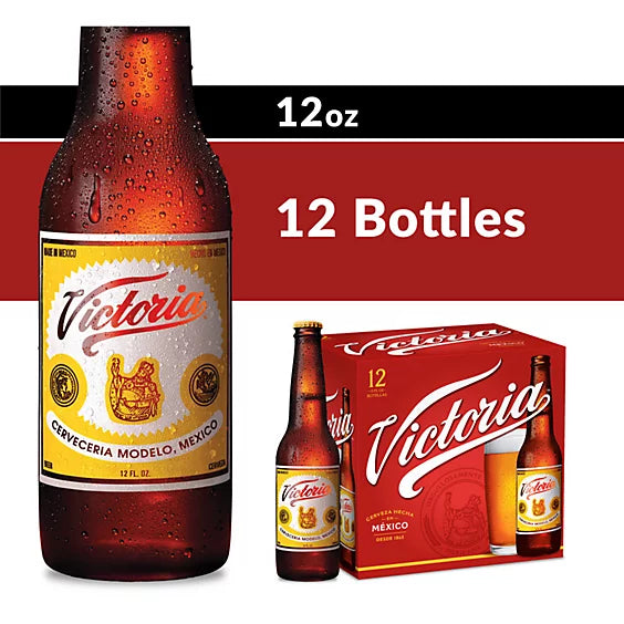 Victoria Mexican Lager Beer Bottles 4.0% ABV - 12-12 Fl. Oz.