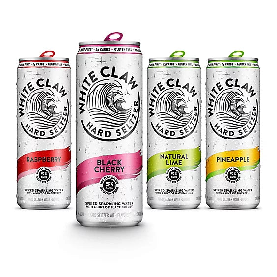 White Claw Hard Seltzer Variety Pack - 12pk/12 fl oz Slim Cans