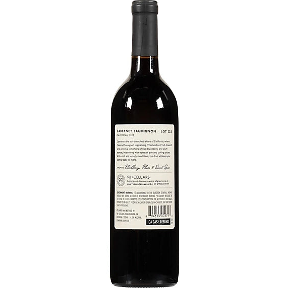 90 Plus Lot 53 Cabernet - 750 ML