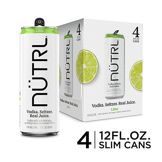 Nutrl Lime 4Pk Can