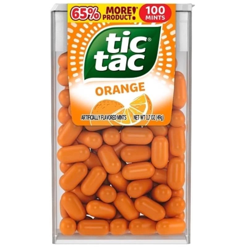 Tic Tac Single Orange 100ct/1.7oz