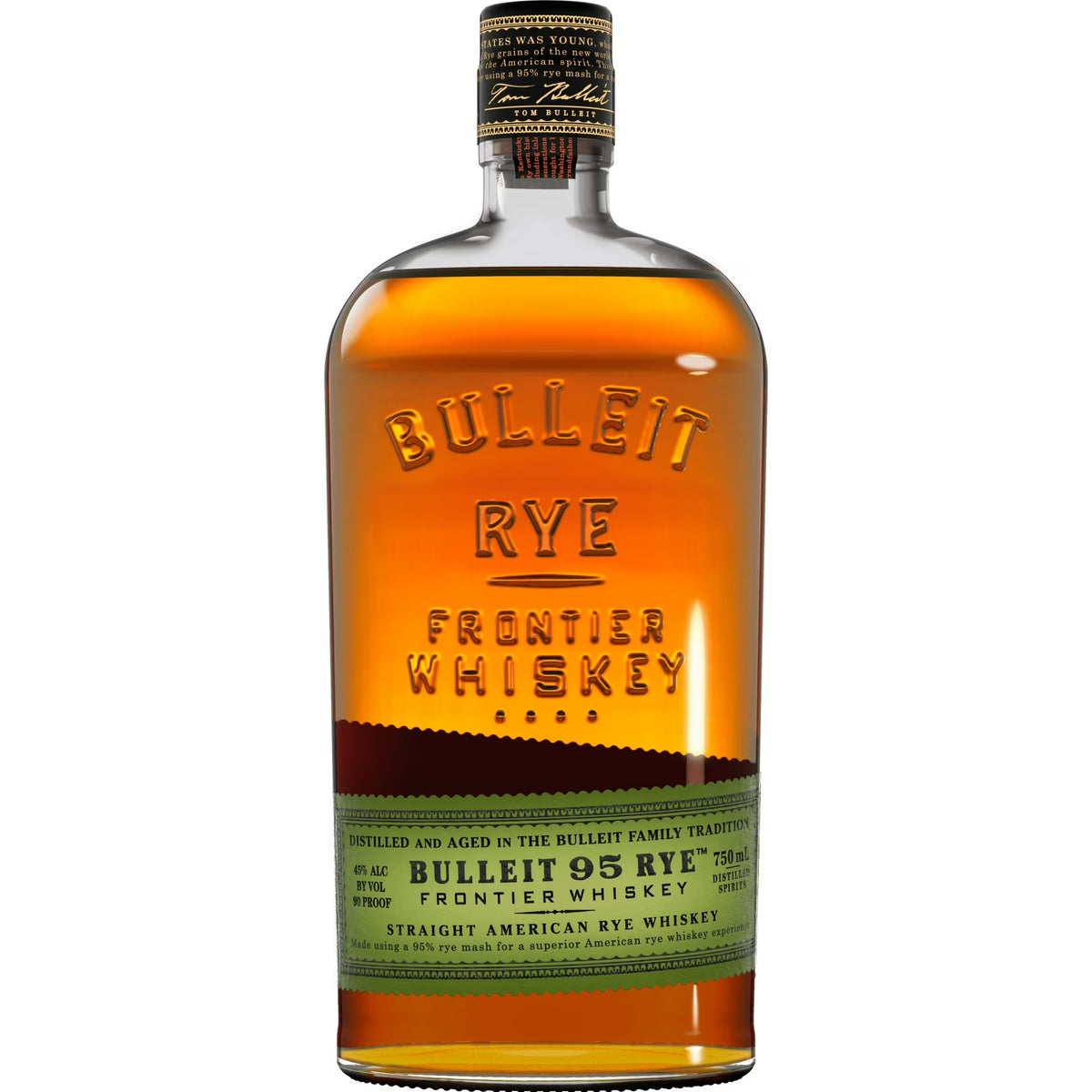 Bulleit 95 Rye Whiskey, 750 mL (90 Proof)