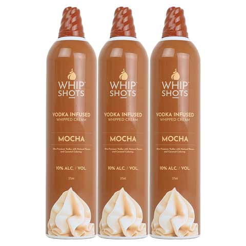 Whip Shots - Mocha Vodka Infused Whipped Cream, 200 mL
