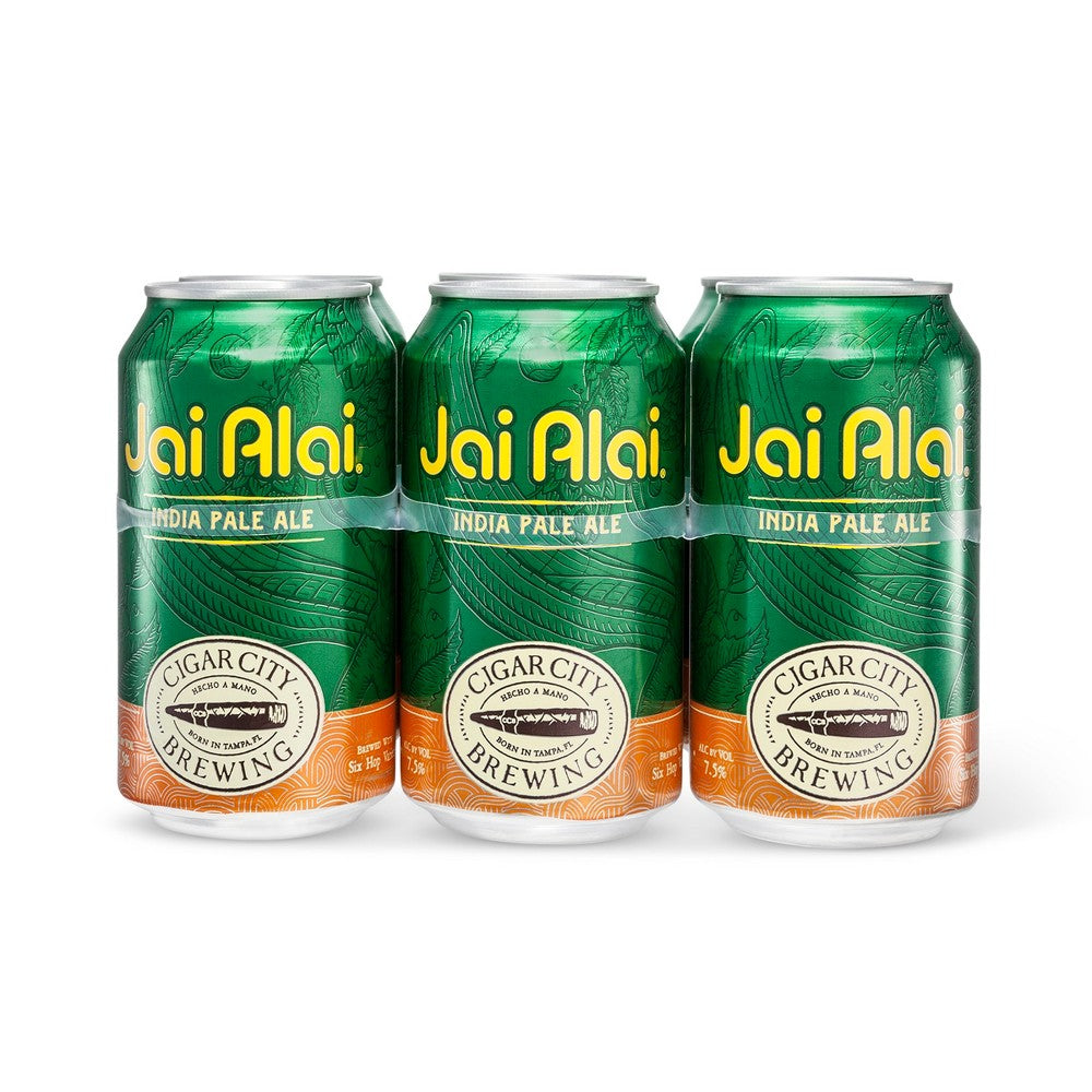 Cigar City Jai Lai IPA, 6 pack, 12 fl oz cans