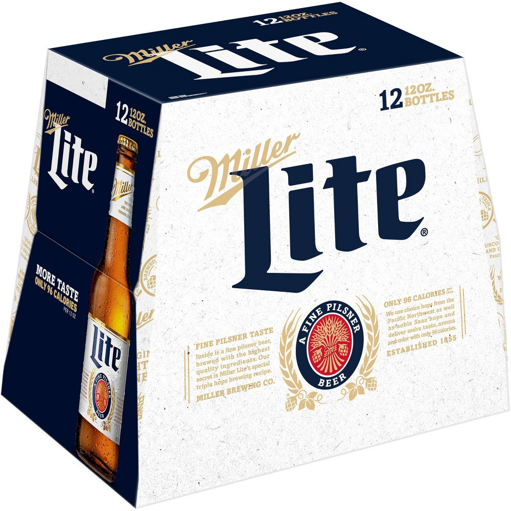 Miller Lite Beer - 12pk / 12oz Bottles