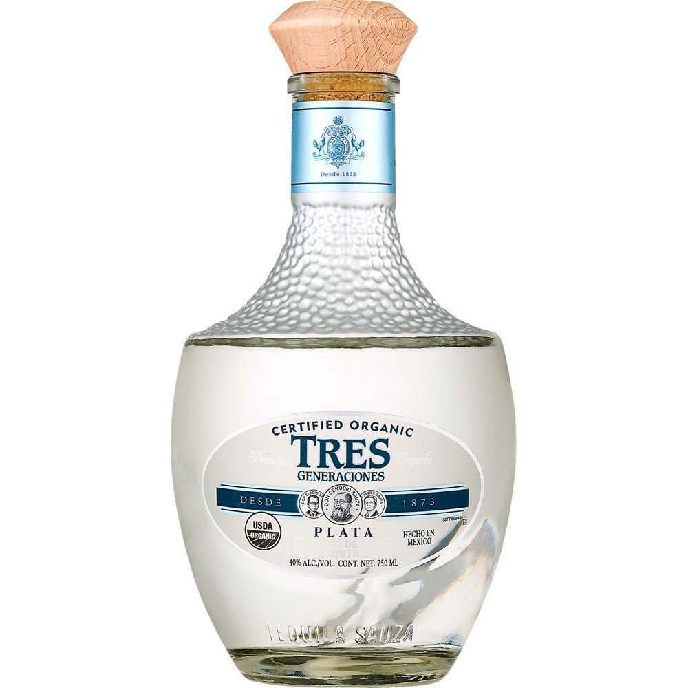 Tres Generaciones Certified Organic Plata Tequila, 750.0 ML