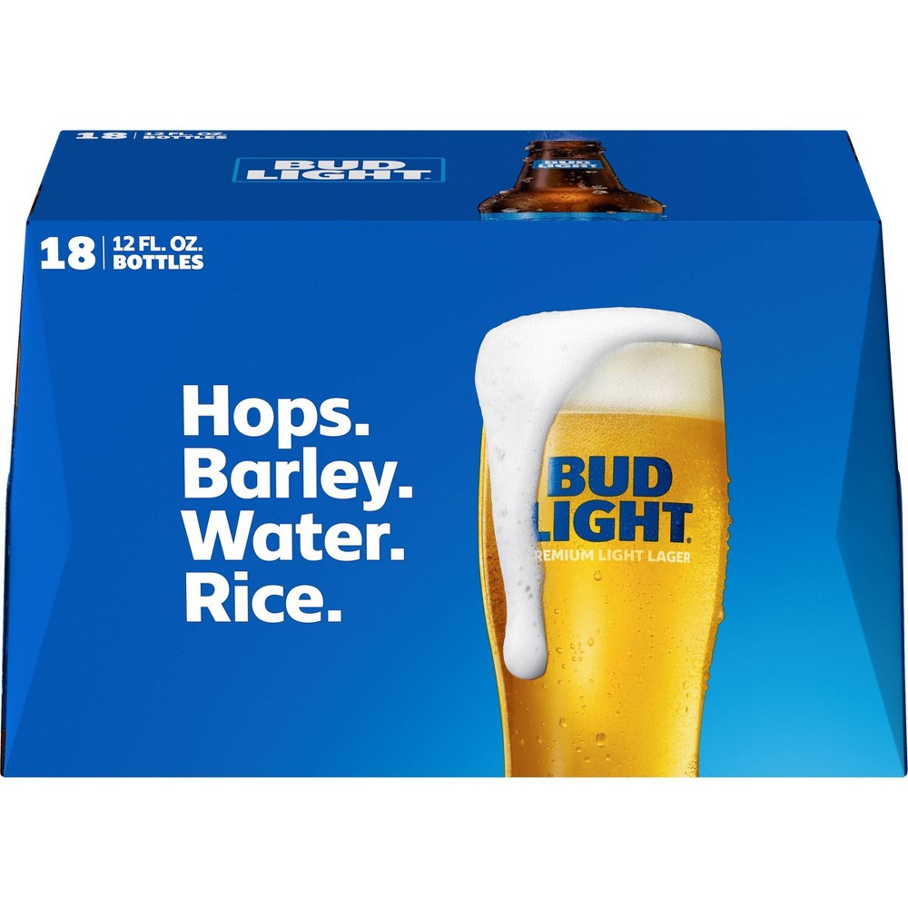 Bud Light Beer - 18pk/12 fl oz Bottles