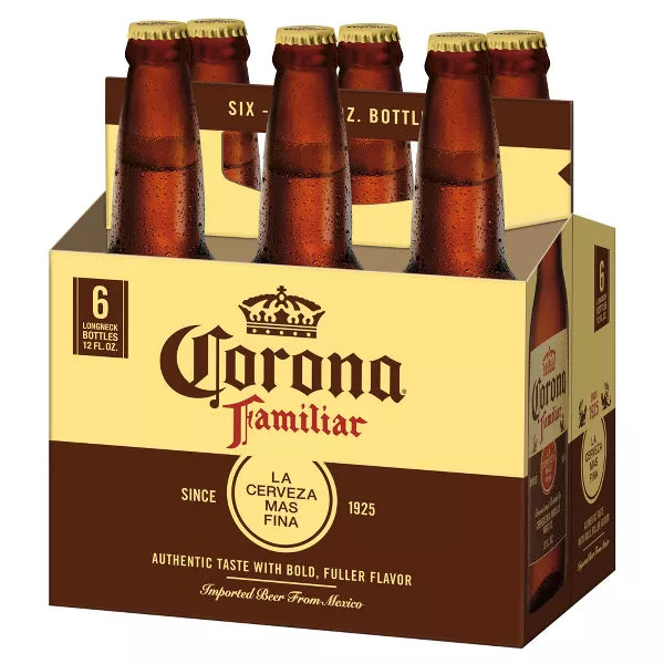 Corona Familiar Lager Beer - 6pk/12 fl oz Bottles