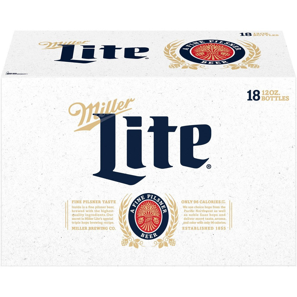 Miller Lite Beer- 18pk/12 fl oz Bottles