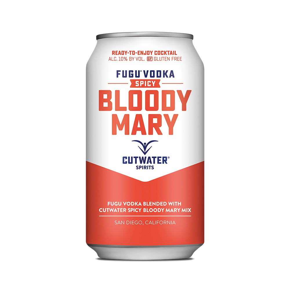 Cutwater Spicy Bloody Mary Pre-Mixed Cocktails, 4 pack, 12 fl oz cans