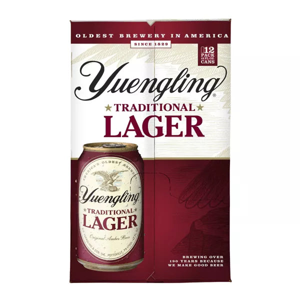 Yuengling Traditional Lager Beer - 12pk/12 fl oz Cans