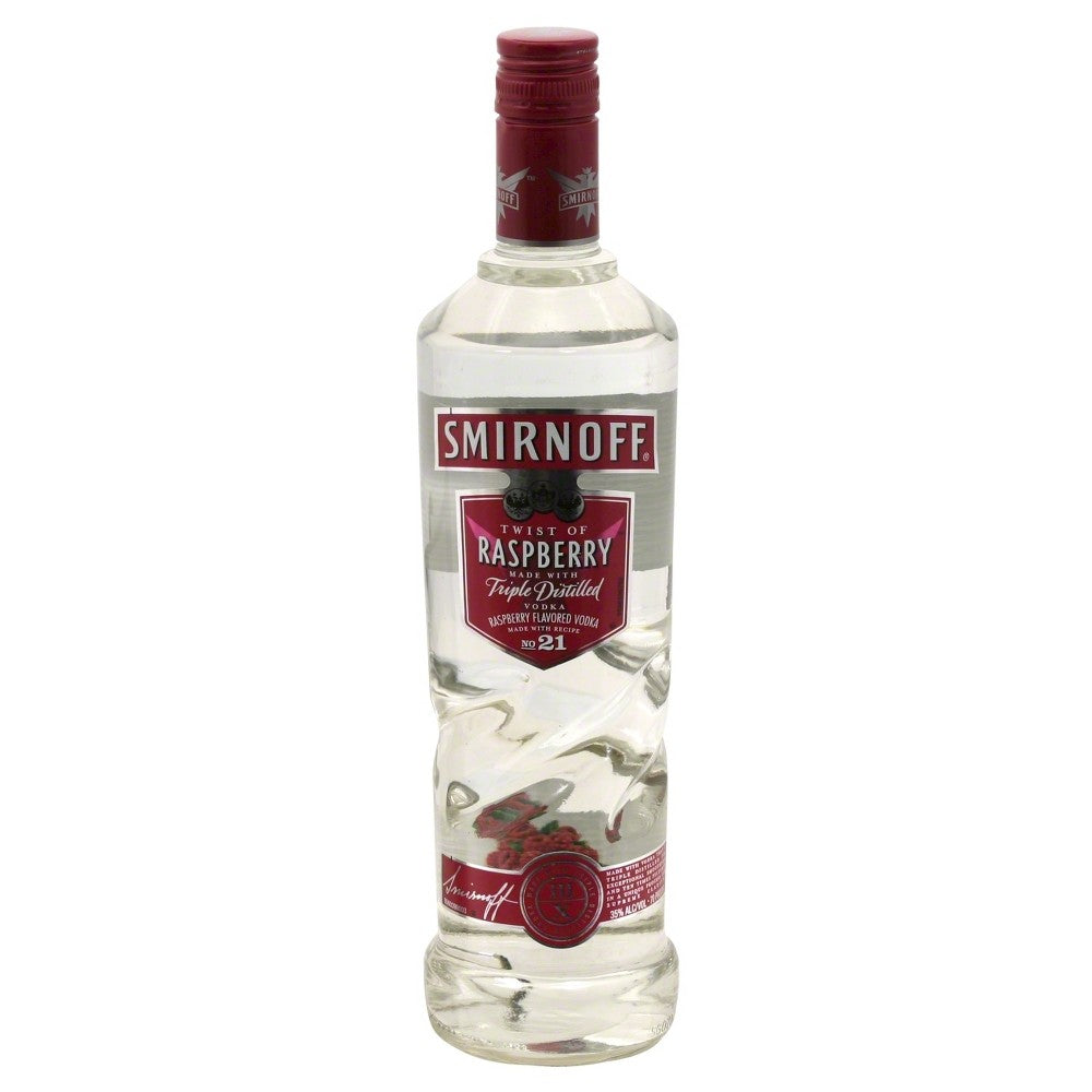 Smirnoff Raspberry Vodka - 750ml Bottle