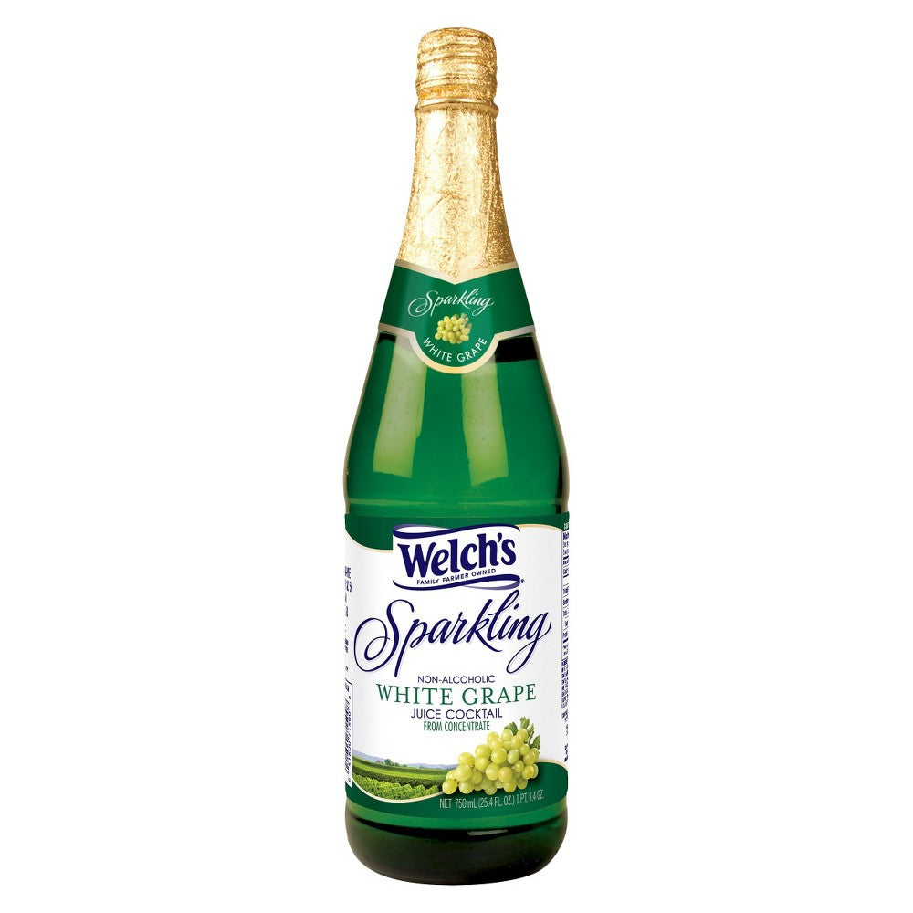 NON-ALCOHOLIC WHITE GRAPE SPARKLING JUICE COCKTAIL, WHITE GRAPE