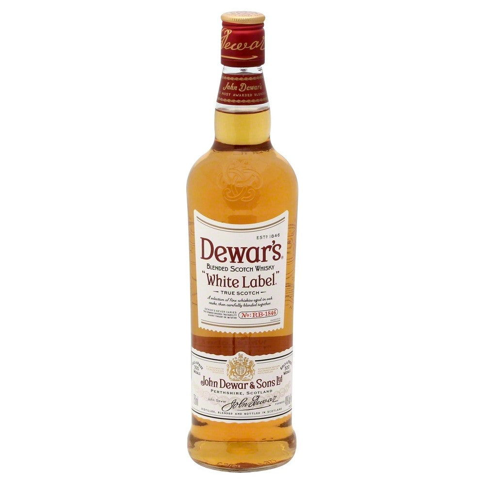 Dewar's White Label Blended Scotch Whisky, 750 mL