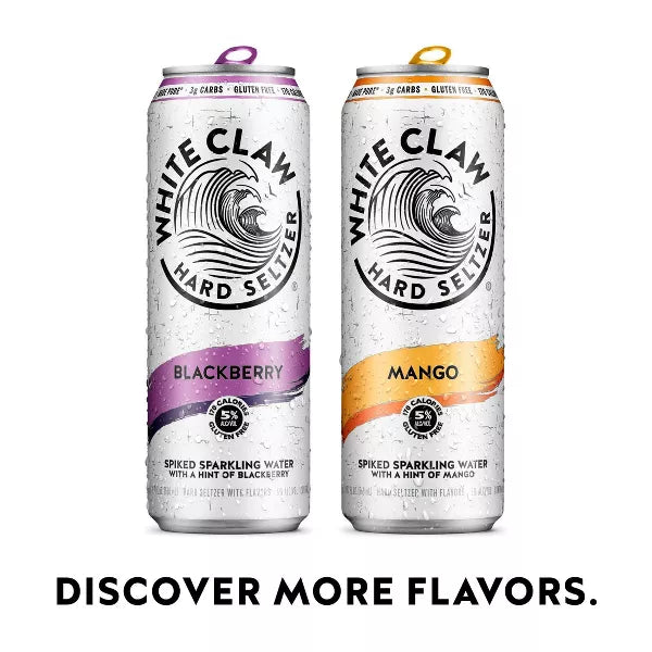White Claw Ruby Grapefruit Hard Seltzer - 19.2 fl oz Can