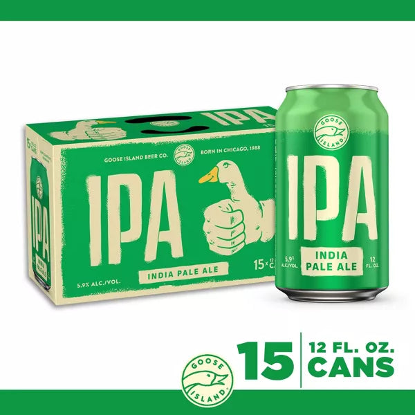 Goose Island IPA Beer - 15pk/12 fl oz Cans