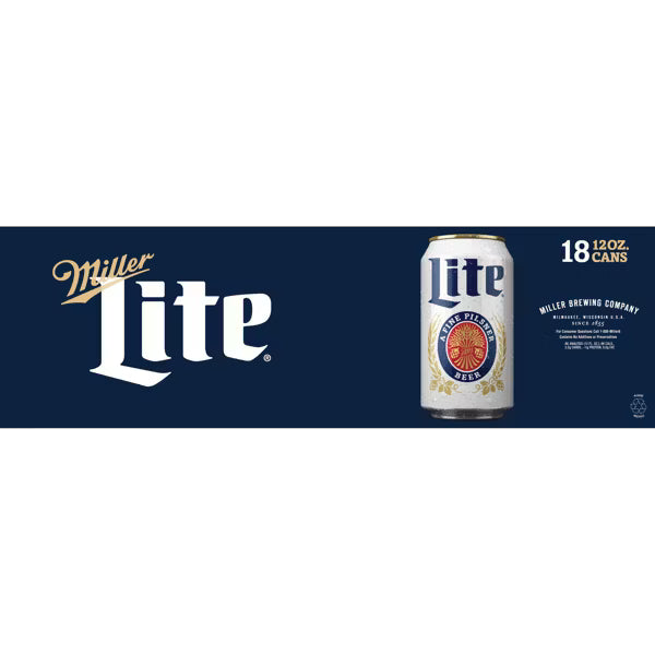 Miller Lite Beer - 18pk/12 fl oz Cans
