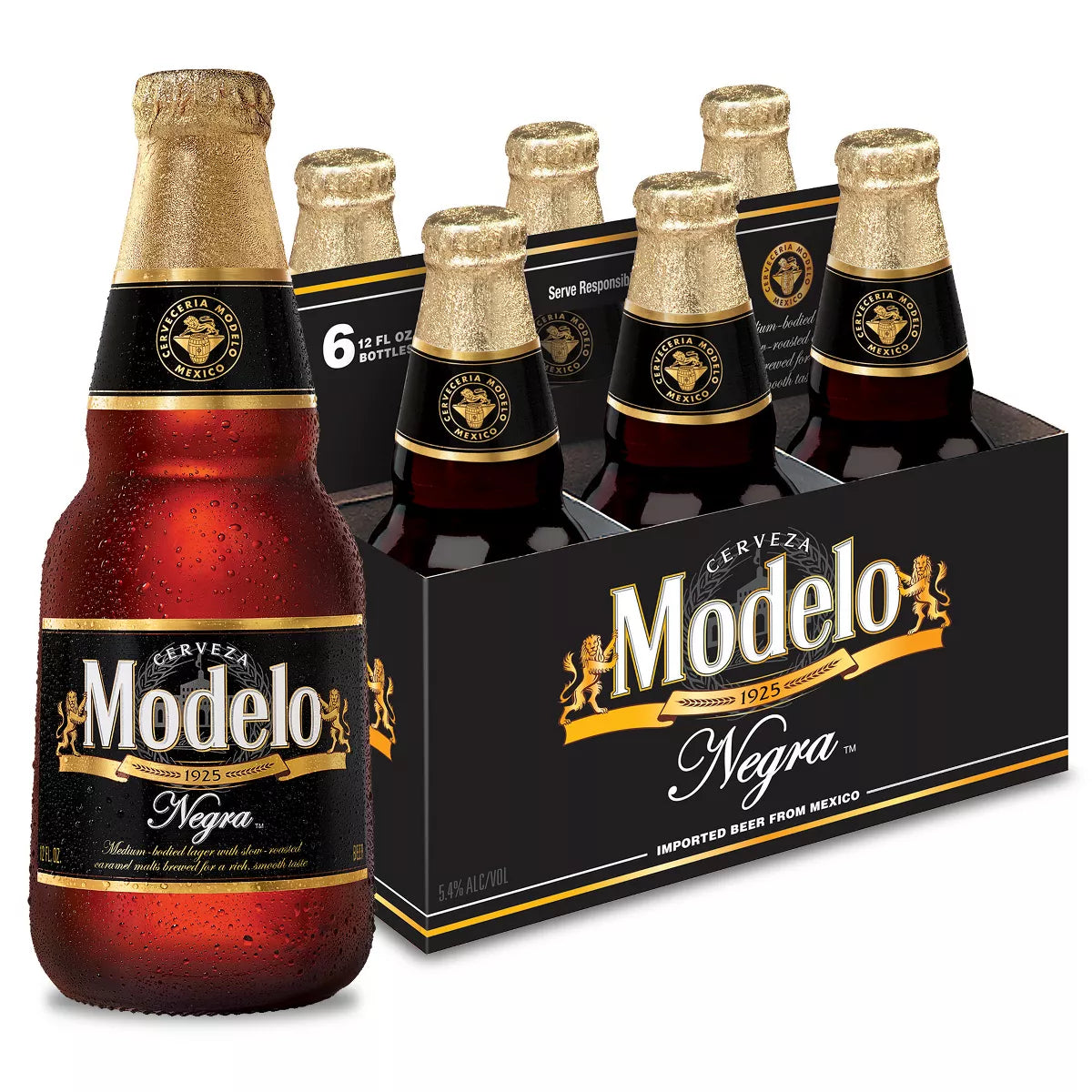 Modelo Negra Beer - 6pk/12 fl oz Bottles